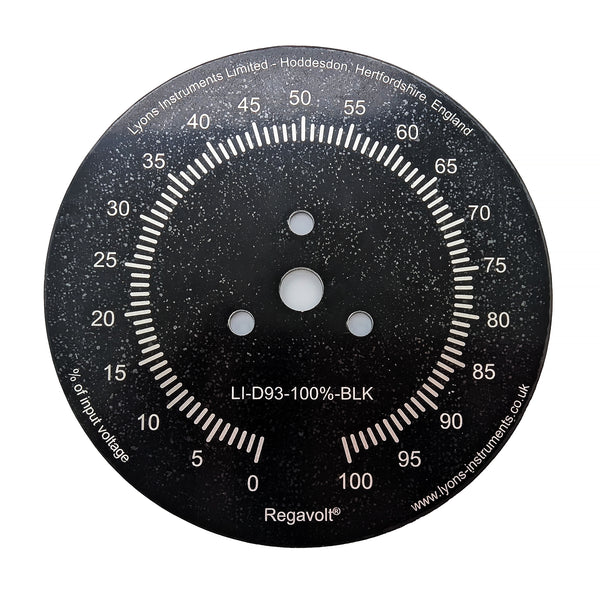 Dial Plate (LI-D93-BLK)