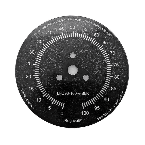 Dial Plate (LI-D136-BLK)