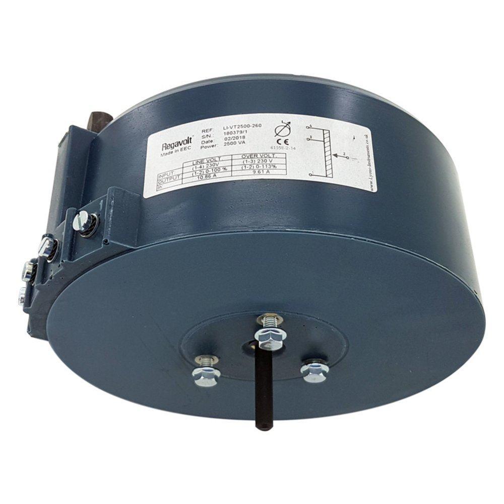 Regavolt Single Phase 2.5kVA Variable Transformer Variac (10A 0-113% ...